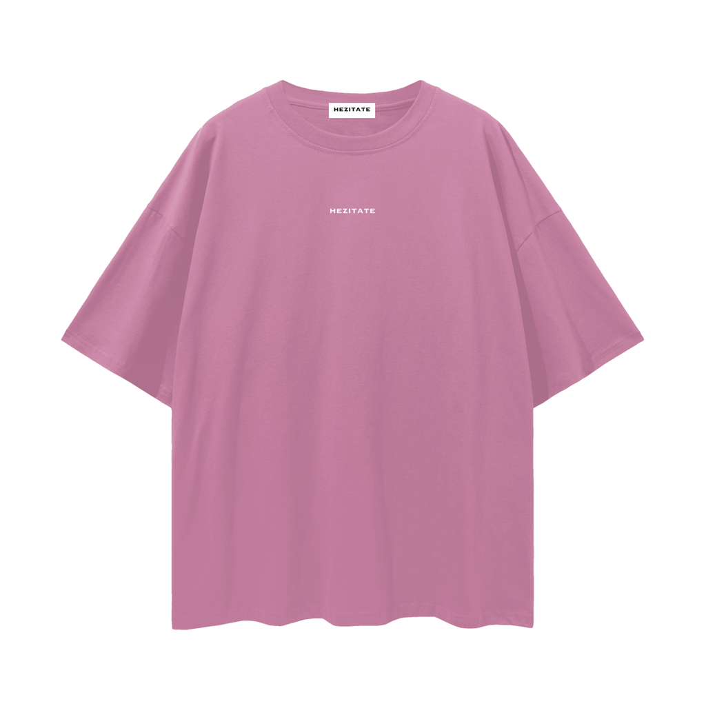HEZITATE Pink Oversized T-Shirt