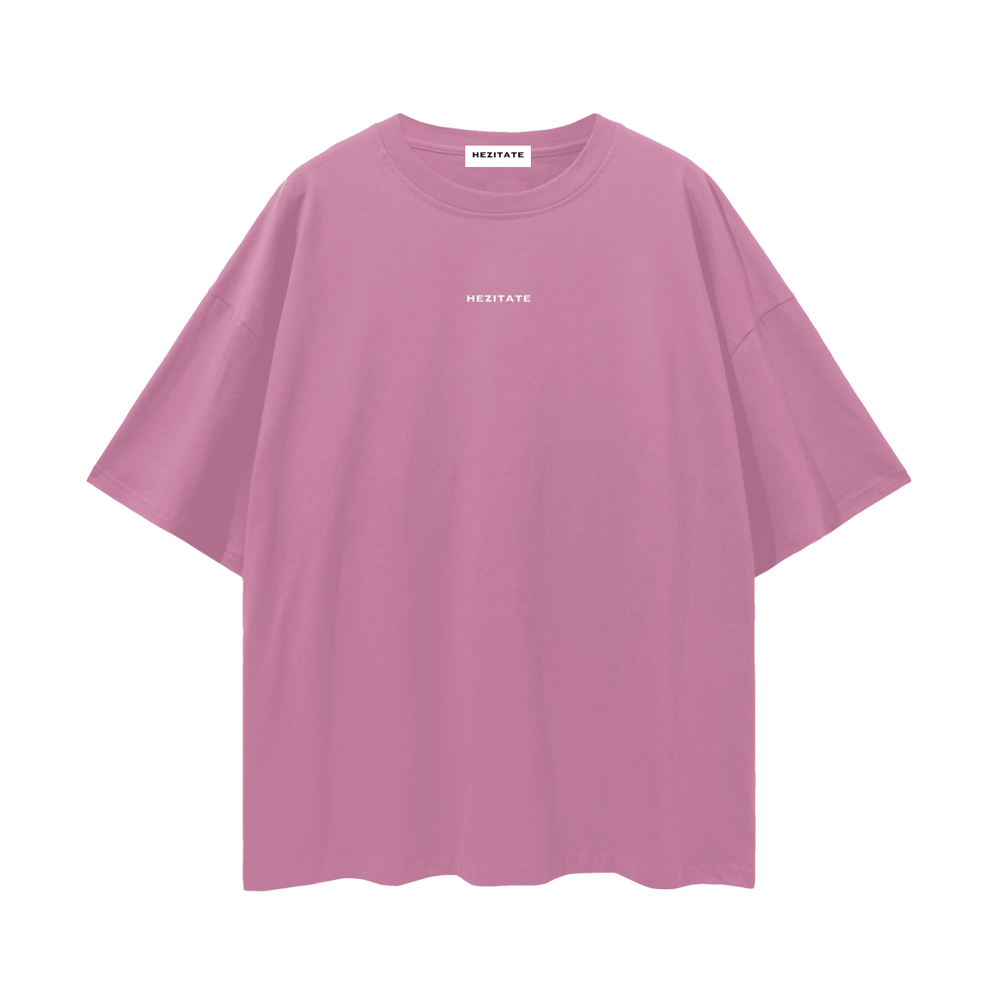 HEZITATE Pink Oversized T-Shirt
