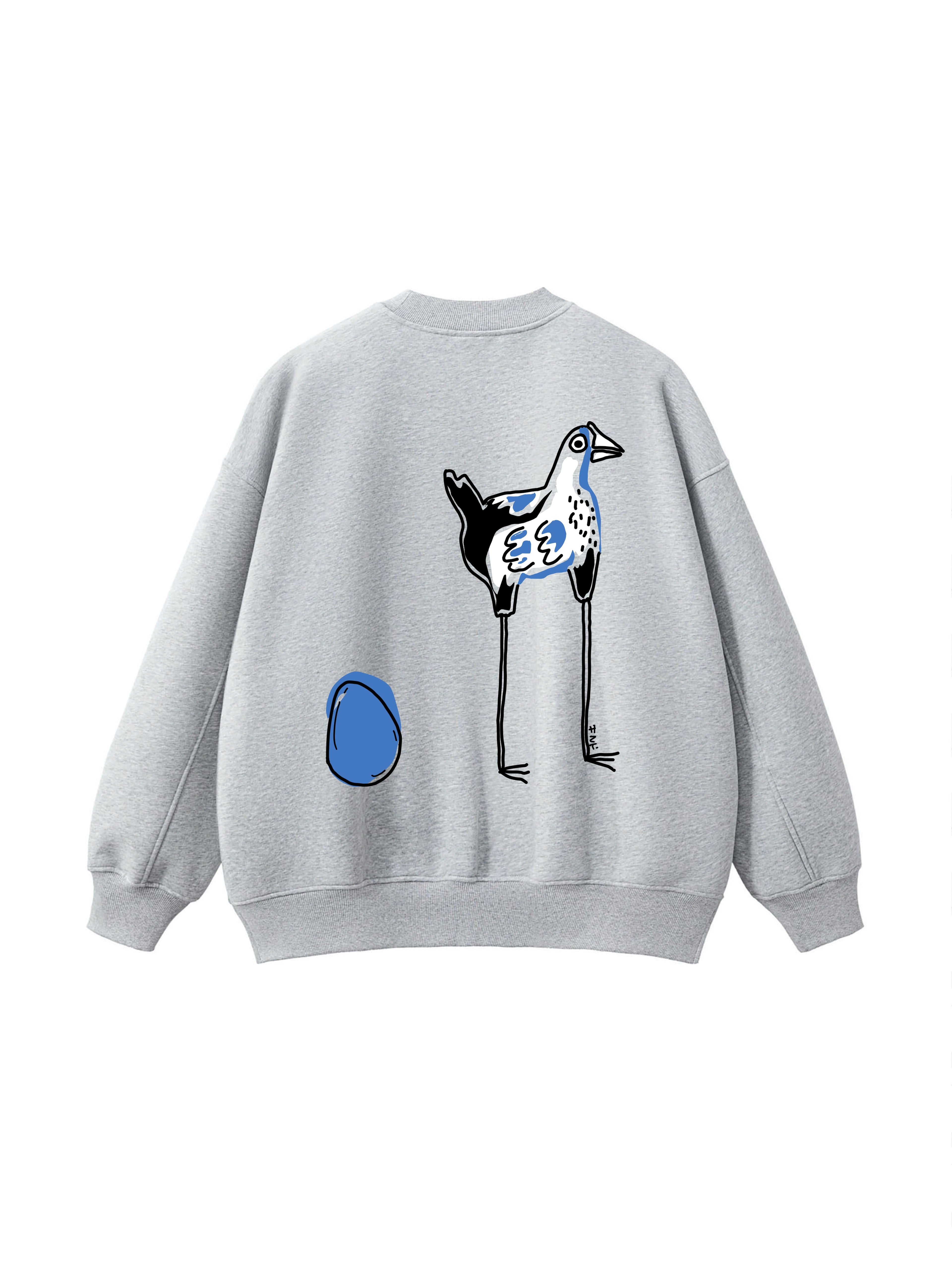 PIGEON Split Side Crewneck Sweatshirt