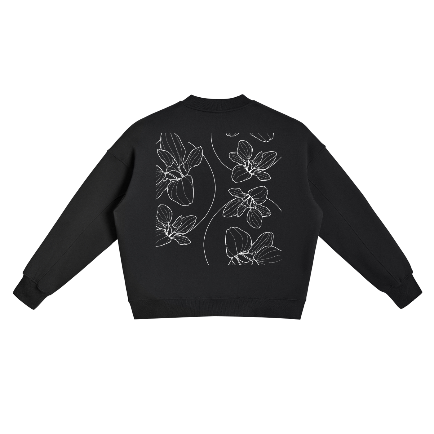 ORCHID Split Side Crewneck Sweatshirt